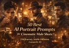 50 Best AI Portrait Prompts for Cinematic Male Shots (MidJourney, Stable Diffusion, Leonardo AI)
