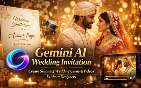 Gemini AI Wedding Invitation Create Stunning Wedding Cards & Videos Without Designers