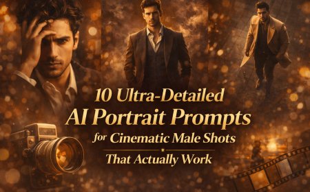 10 Ultra-Detailed AI Portrait Prompts for Cinematic Male Shots That Actually Work