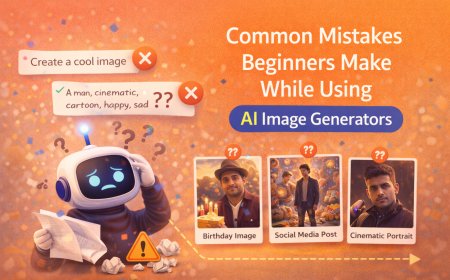 Common Mistakes Beginners Make While Using AI Image Generators