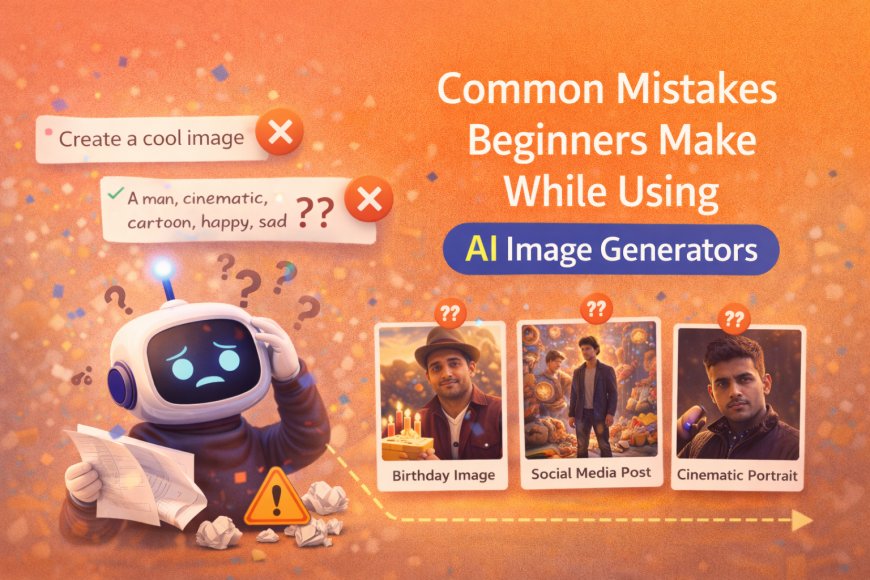Common Mistakes Beginners Make While Using AI Image Generators