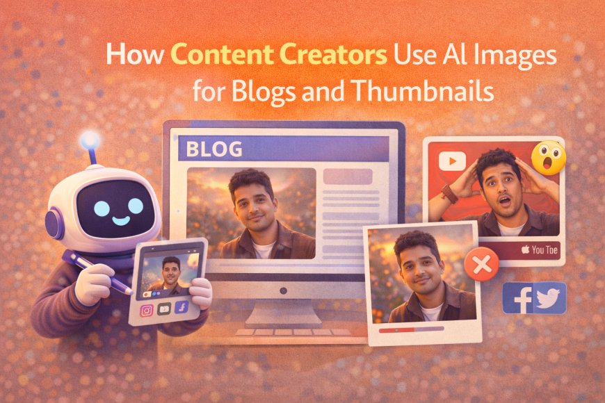 How Content Creators Use AI Images for Blogs and Thumbnails